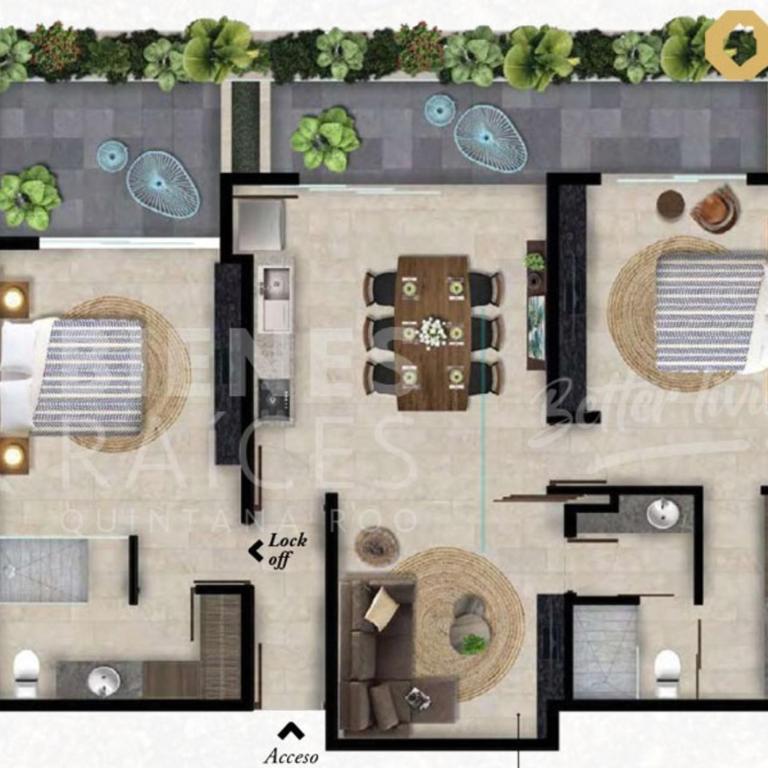 Deluxe Design 3BR with Pool, SPA, Gym, Kids Area - Apartamento de 3 dormitorios - 34