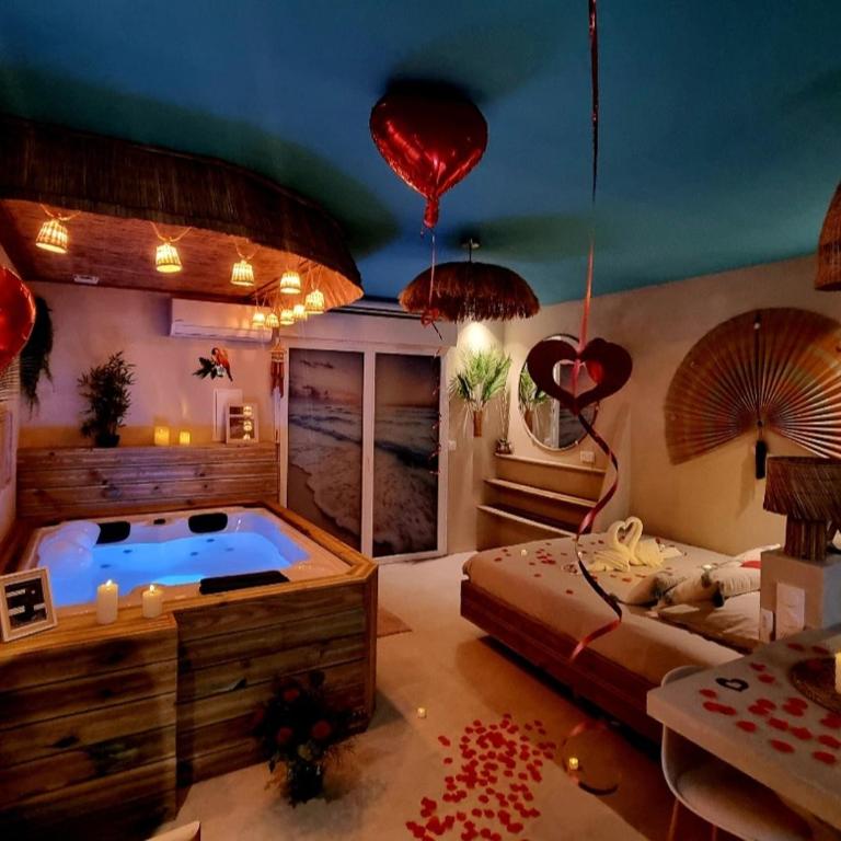 Les Spas de la Mer, Appart&Spa Aloha, 100m de la plage, Plein cœur du Grau - Appartamento con 1 Camera da Letto - 43