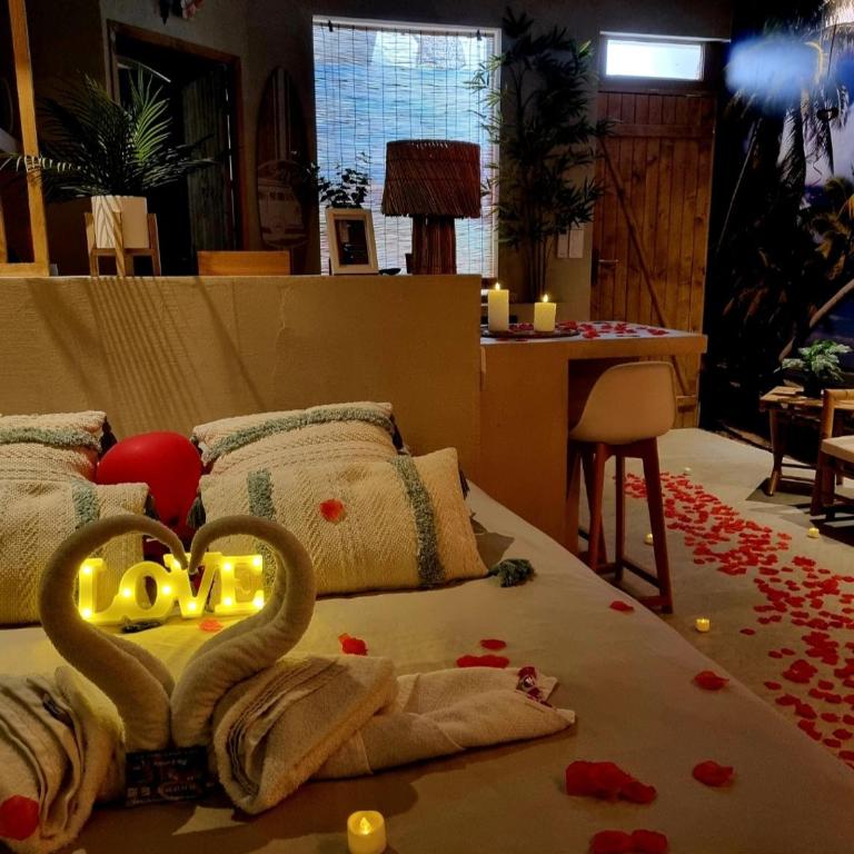 Les Spas de la Mer, Appart&Spa Aloha, 100m de la plage, Plein cœur du Grau - Appartamento con 1 Camera da Letto - 51