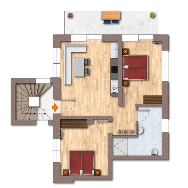 Landhaus Honsahof-Family Appartements Zillertal - Appartamento con doccia - 8