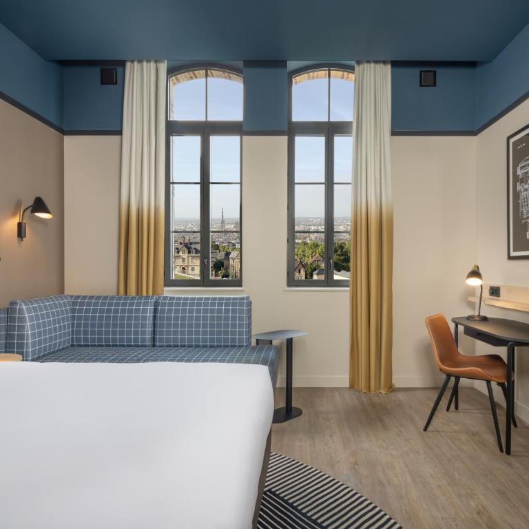 Hyatt Place Rouen - Chambre Lit King-Size Deluxe - Vue sur Cathédrale et Ville - 4