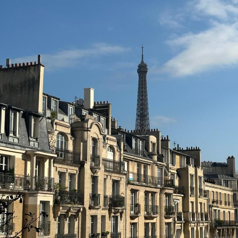 Quai de Seine Tour Eiffel Trocadéro - Appartement avec Vue et Balcon - 1