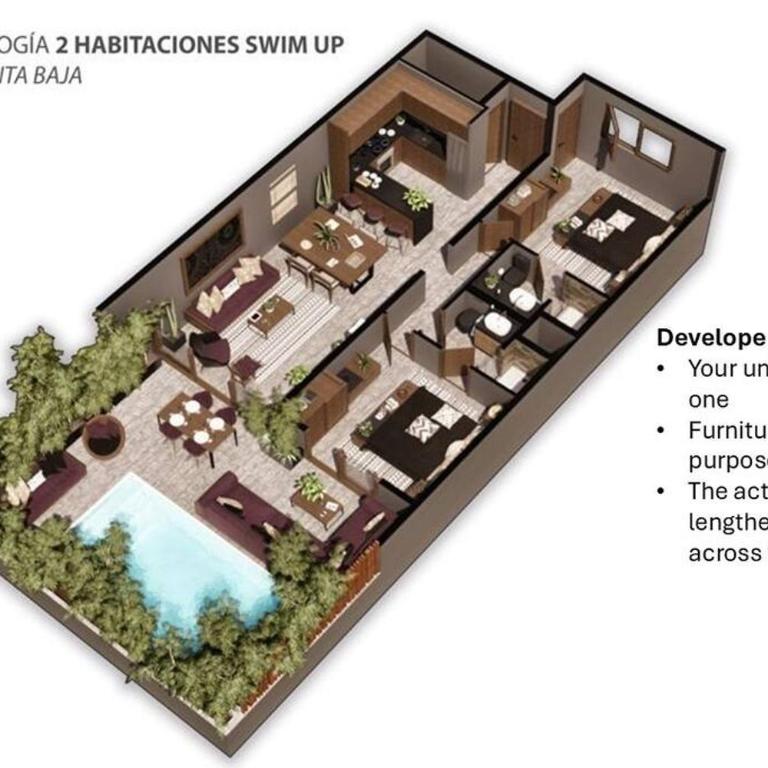 2BR Private Pool - Closest to Beach - Sea View Rooftop Pools - Apartamento de 2 dormitorios - 13