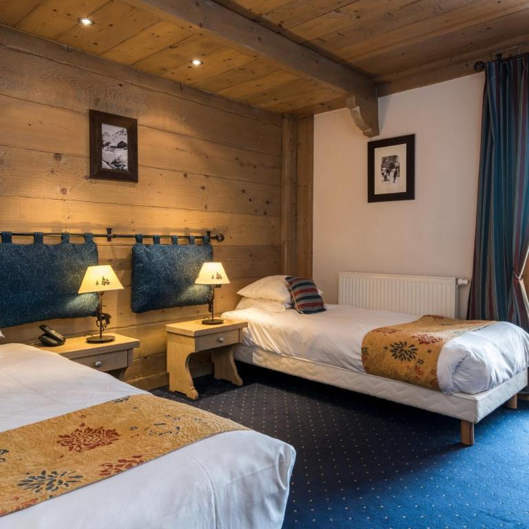 Chalet Hotel L’Ecrin - Chambre Lits Jumeaux avec Balcon - 1