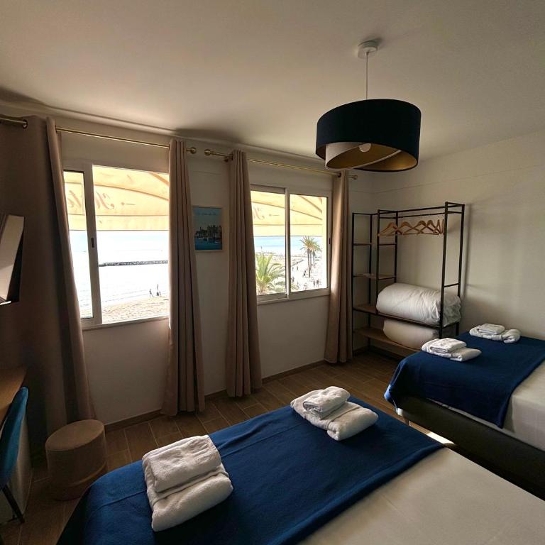 L'Hôtel De La Plage - Chambre Quadruple - Vue sur Mer - 5
