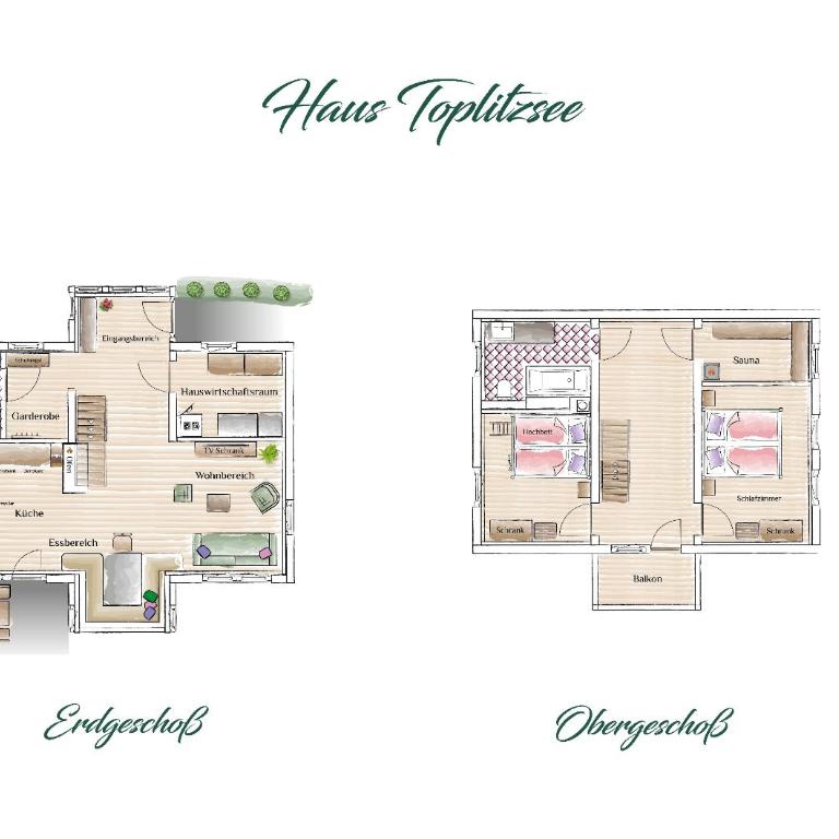 Narzissendorf Zloam - Ferien & Abenteuer am Grundlsee - Chalet mit 2 Schlafzimmern - 7