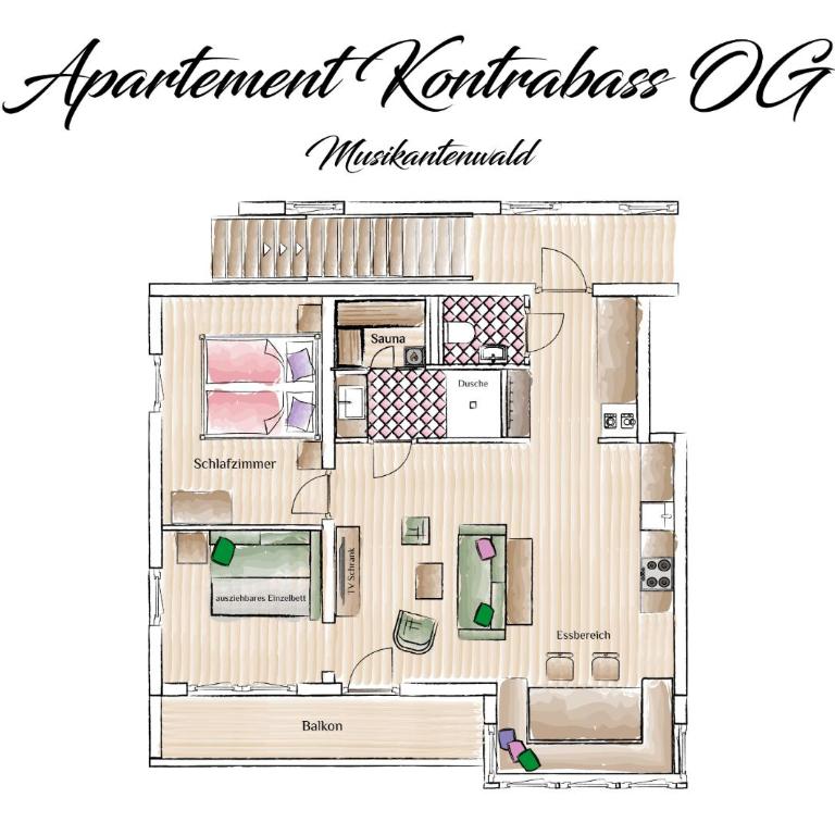 Narzissendorf Zloam am Grundlsee - Two-Bedroom Apartment - 11