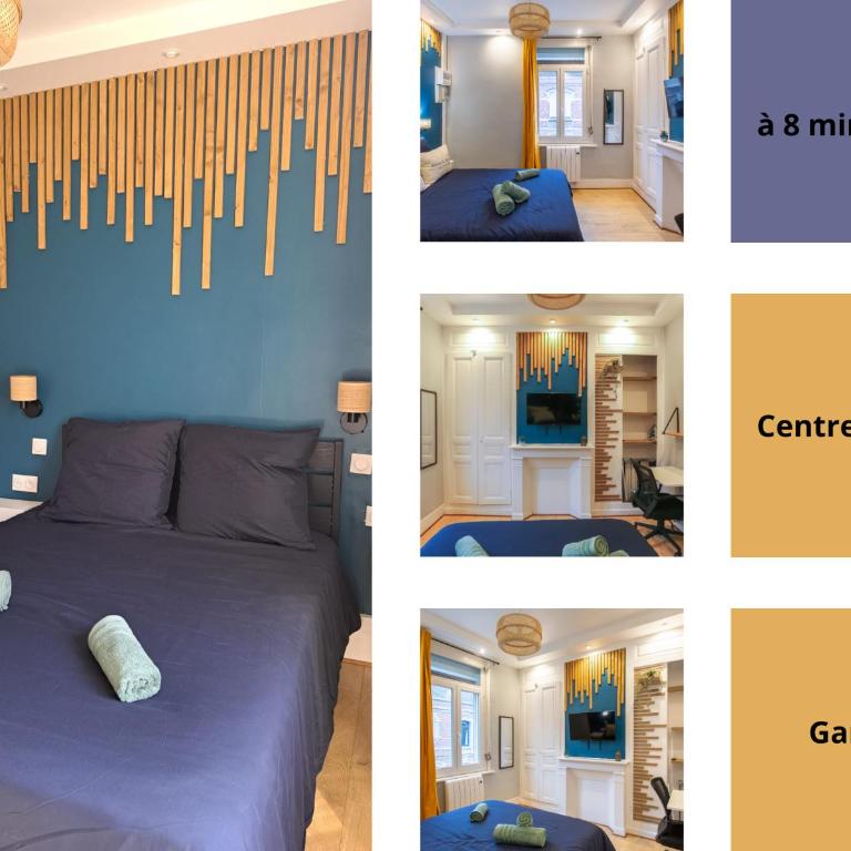 Le Jardin d'Amiens 2 pers 8 min Centre ville & Gare - Appartamento con 1 Camera da Letto - 1