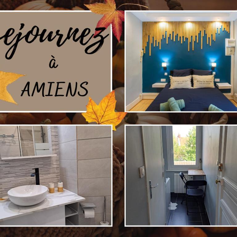 Le Jardin d'Amiens 2 pers 8 min Centre ville & Gare - Appartamento con 1 Camera da Letto - 3