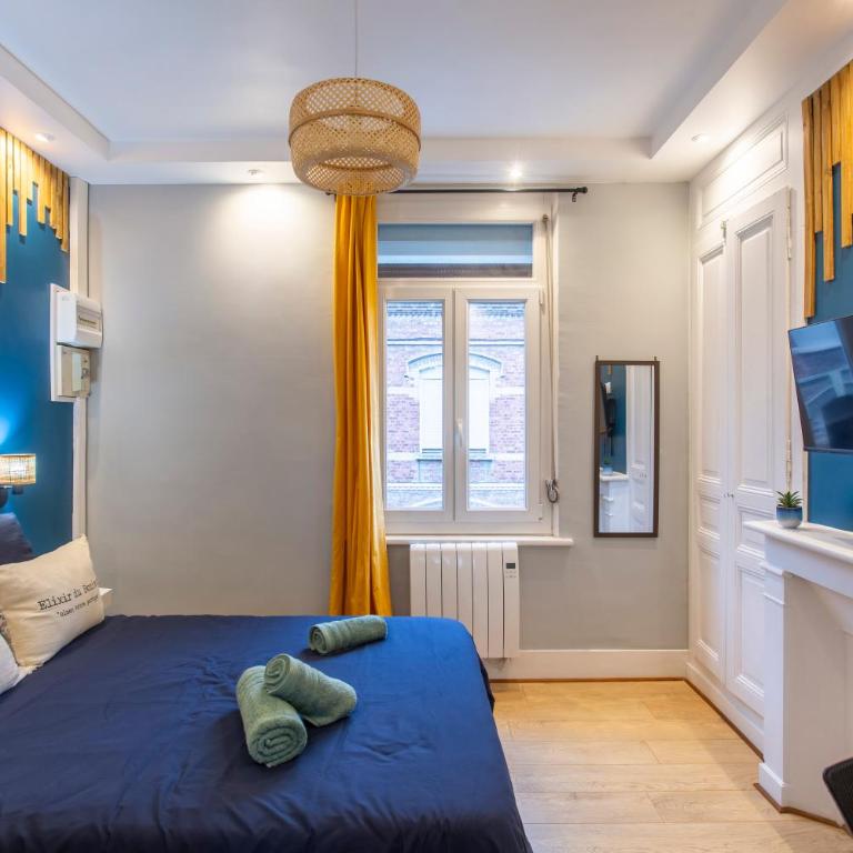 Le Jardin d'Amiens 2 pers 8 min Centre ville & Gare - Appartamento con 1 Camera da Letto - 8