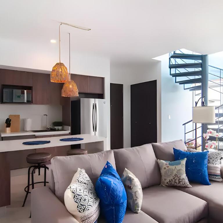 Luxury penthouse w-jacuzzi in the heart of Tulum - Two-Bedroom Apartment - 1