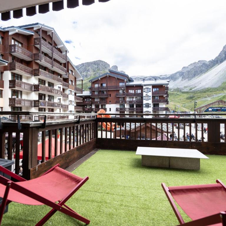 Appartement Ski aux Pieds 2100m - Le Nid Tignes Val Claret - Apartment with Mountain View - 10