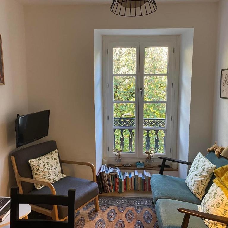 AU 47 ALLÉES D'ETIGNY - CENTRAL & STANDING - avec parking - Linge de lit et de toilette inclus - Apartment mit Blick auf die Berge - 13