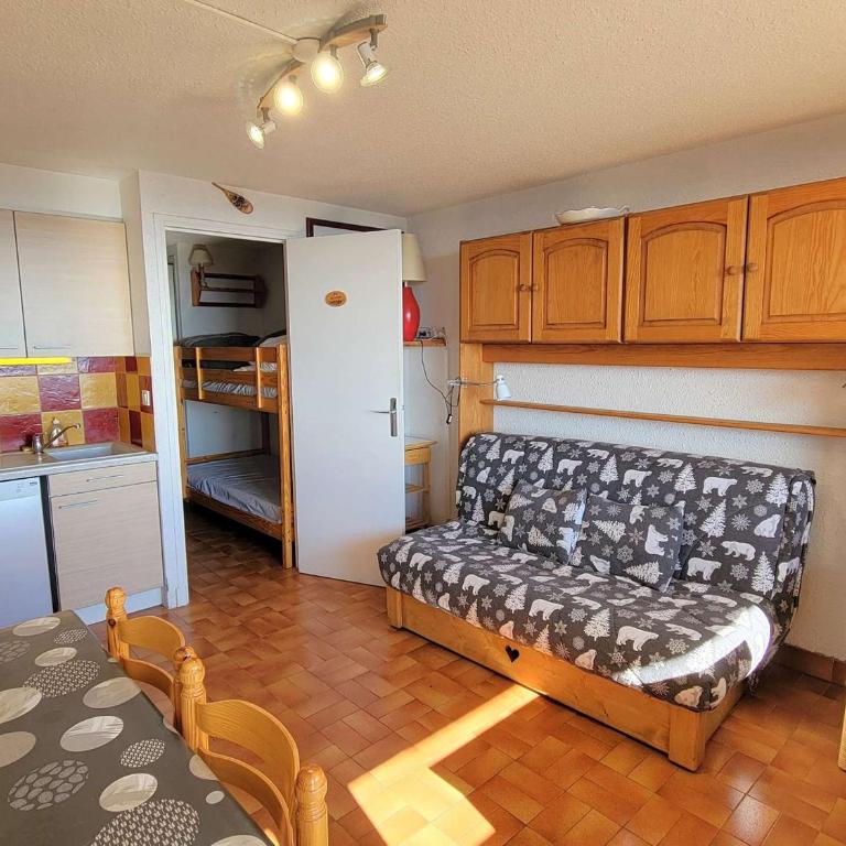 Studio cosy 4 pers avec balcon sud, centre station, animaux admis - Saint-Michel-de-Chaillol - FR-1-393-4 - Studio - 4