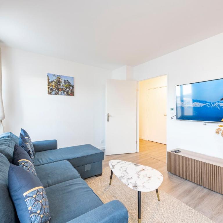 Le Cartier Appt F3, 7mn Disneyland, Parking,Terrace - Apartment mit 2 Schlafzimmern und Terrasse - 38