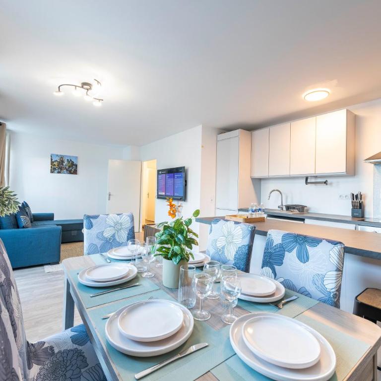 Le Cartier Appt F3, 7mn Disneyland, Parking,Terrace - Apartment mit 2 Schlafzimmern und Terrasse - 6