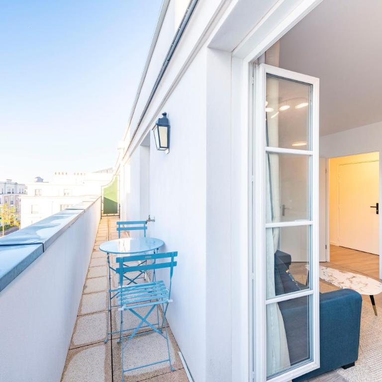 Le Cartier Appt F3, 7mn Disneyland, Parking,Terrace - Apartment mit 2 Schlafzimmern und Terrasse - 35