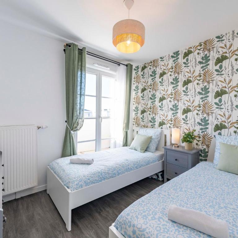 Le Cartier Appt F3, 7mn Disneyland, Parking,Terrace - Apartment mit 2 Schlafzimmern und Terrasse - 23