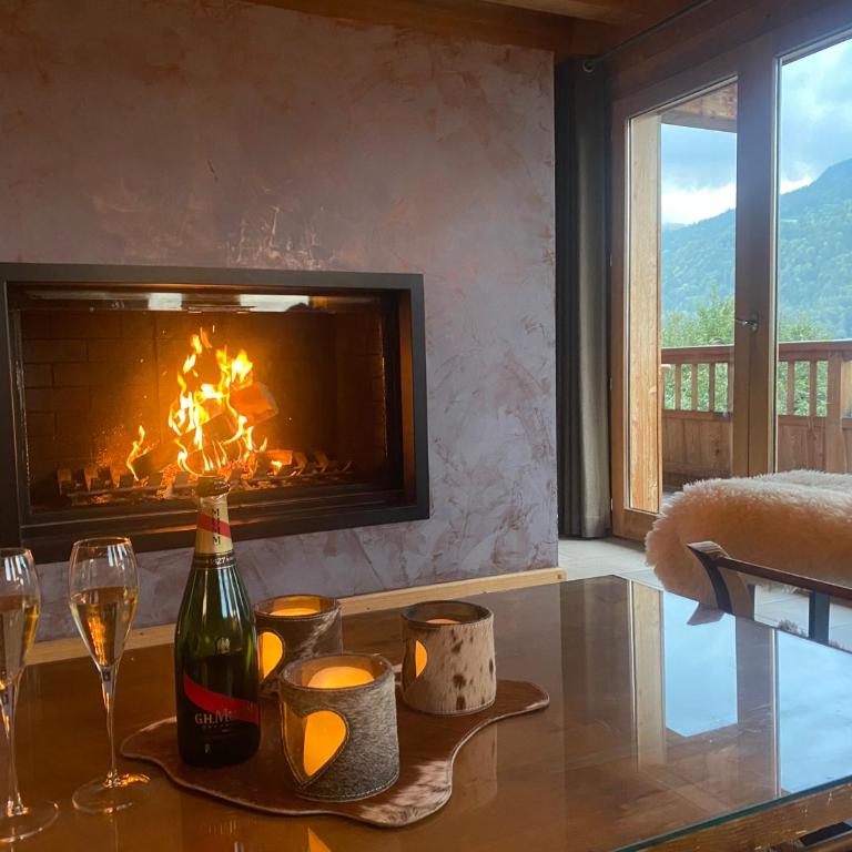 Chalet Alpaga Manigod La Clusaz 11 personnes - Maison 5 Chambres - 22