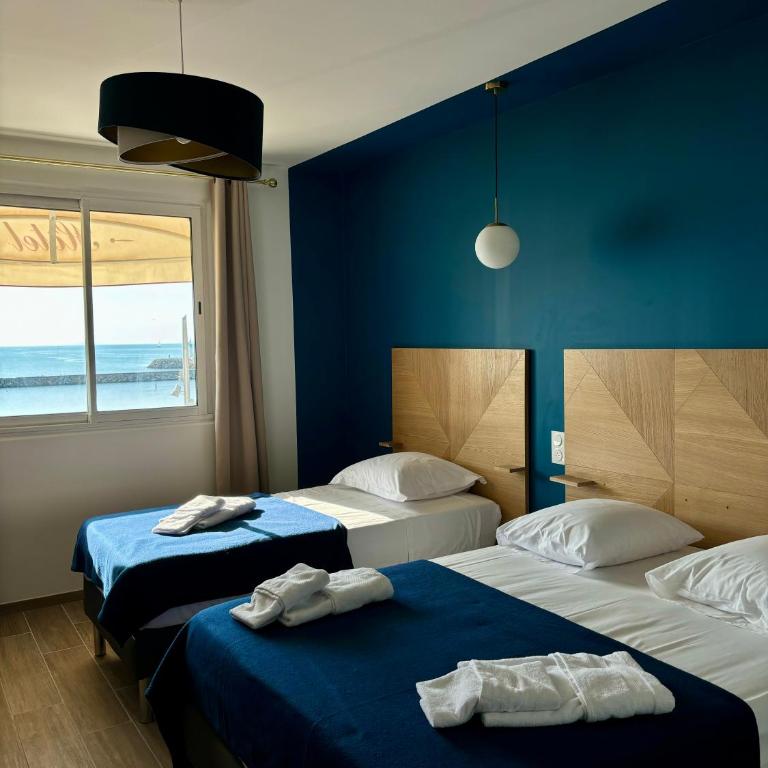 L'Hôtel De La Plage - Chambre Triple - Vue sur Mer - 2