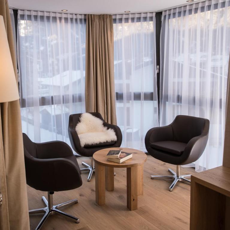 Suitenhotel Panorama Ski Lodge - Apartment mit 2 Schlafzimmern und Blick auf das Matterhorn - 3