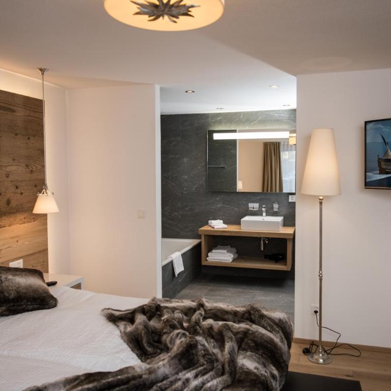 Suitenhotel Panorama Ski Lodge - Apartment mit 2 Schlafzimmern und Blick auf das Matterhorn - 7