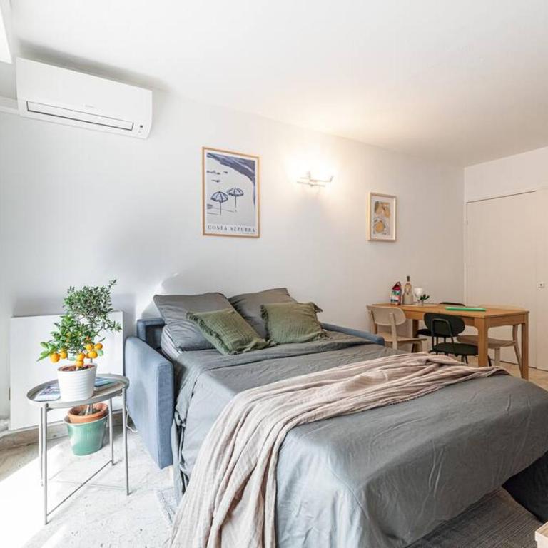 Appartement 2P rénové avec terrasse au Port de Nice - Apartamento de 1 dormitorio - 13