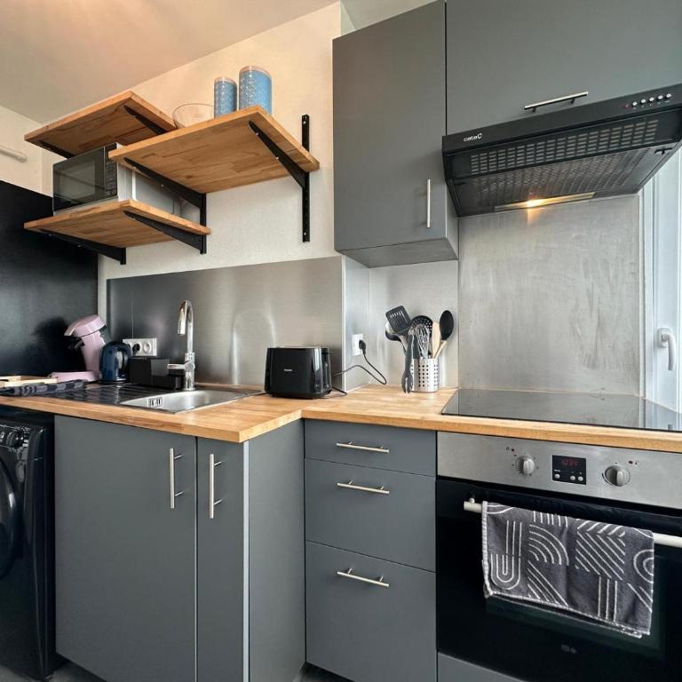 Le Jules Verne, proche de la Gare - Appartement 3 Chambres - 12