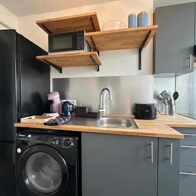 Le Jules Verne, proche de la Gare - Appartement 3 Chambres - 14