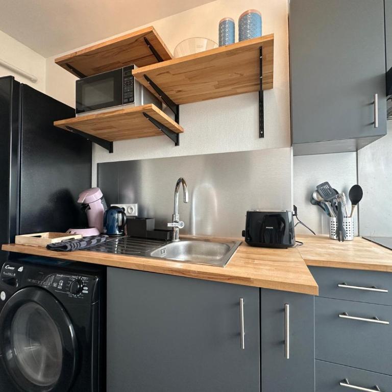 Le Jules Verne, proche de la Gare - Appartement 3 Chambres - 13