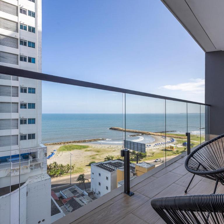 Apartamento 1105 Edificio Murano Centro - Two-Bedroom Apartment with Balcony and Sea View - 3