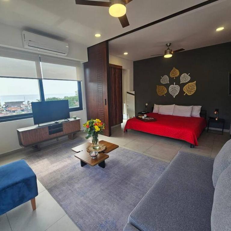 Acogedor Estudio con alberca en Zona Romántica 403 - Apartamento de 1 dormitorio - 96