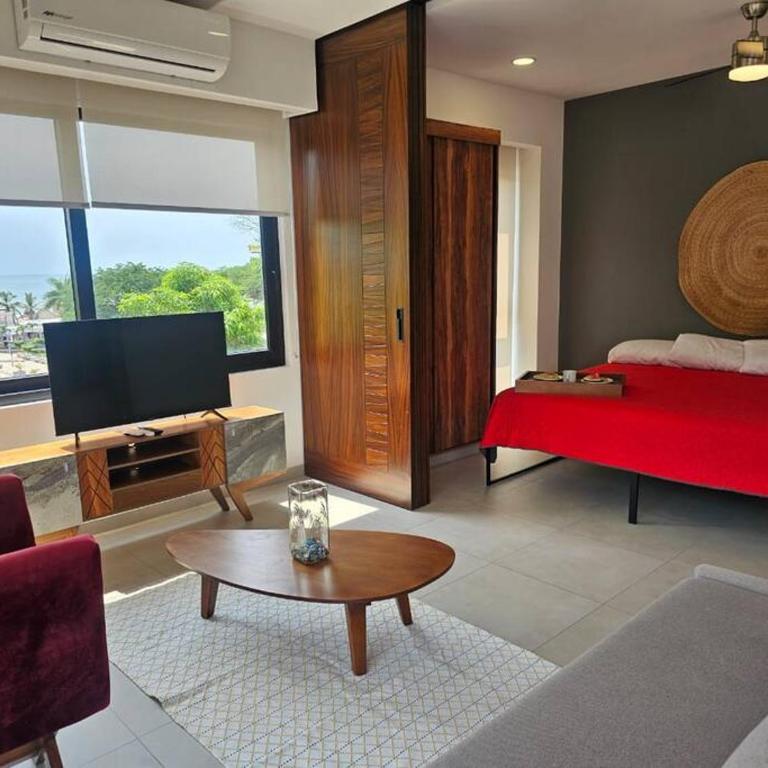 Cómodo Apartamento zona Romántica con alberca 503 - Apartamento de 1 dormitorio - 77