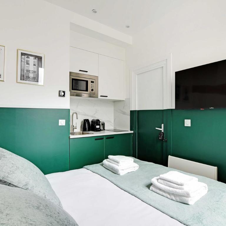 Modern Studio with A-C - Near Montmartre - Estudio - 4