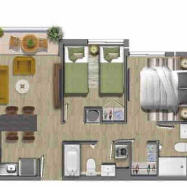 Departamento Nuevo en La Serena - Two-Bedroom Apartment - 20