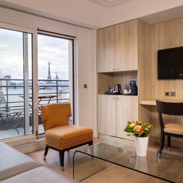 Hôtel De Castiglione - Suite Junior - Vue sur Tour Eiffel - 3