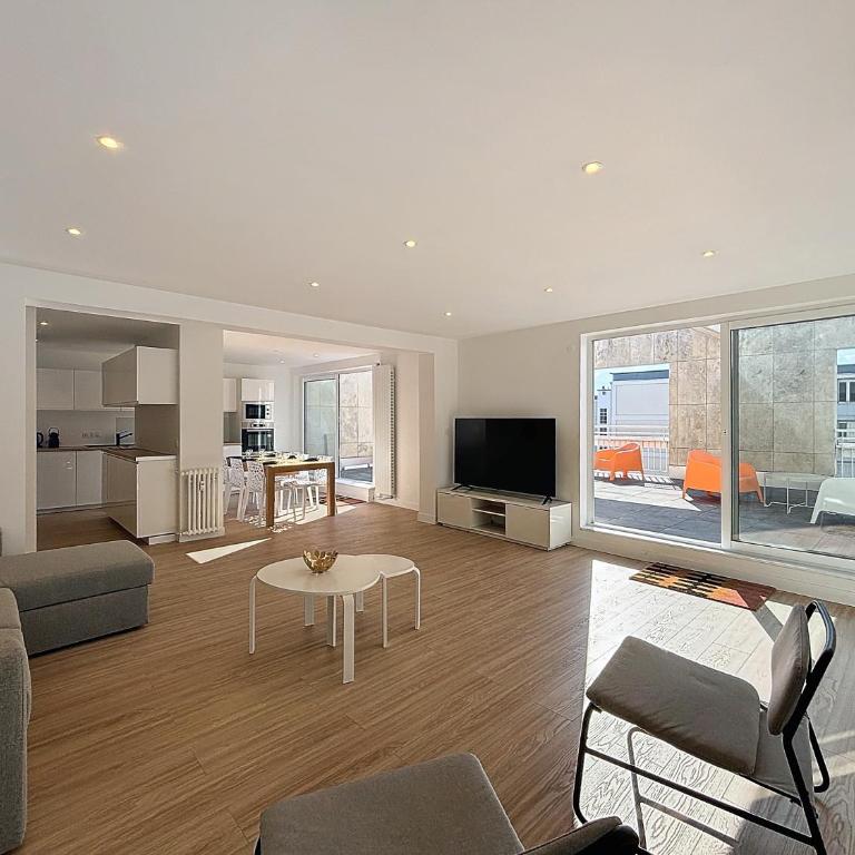 Penthouse, Terrasse vue Montagne - Appartement 3 Chambres - 1