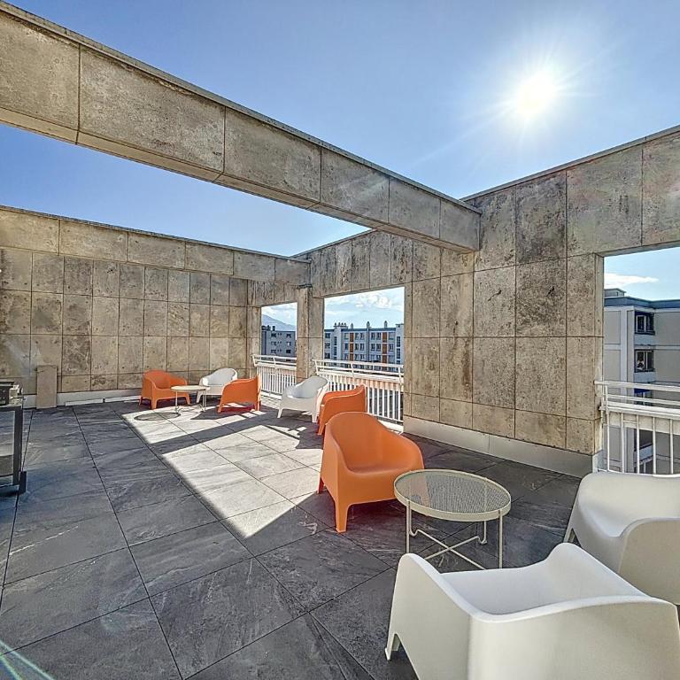 Penthouse, Terrasse vue Montagne - Appartement 3 Chambres - 6