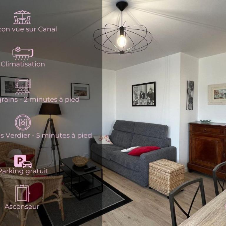 T2 parking/climatisation - proche Halles au grain - Appartamento con 1 Camera da Letto - 1