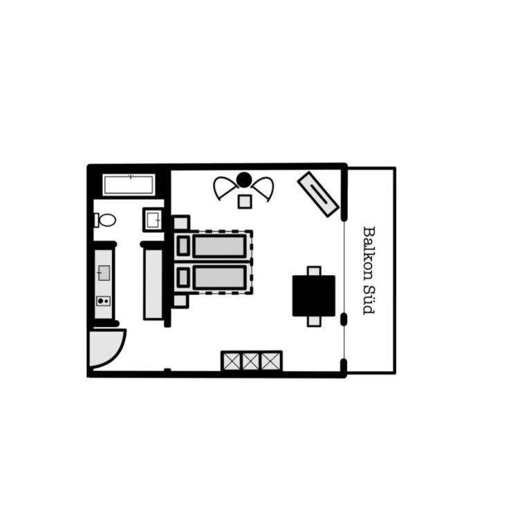 Landhaus Bauer - Apartment mit Balkon - 2