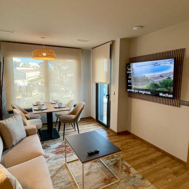 Sanxenxo Deluxe Apartamentos - Apartamento de 1 dormitorio con balcón y vistas al mar - 6