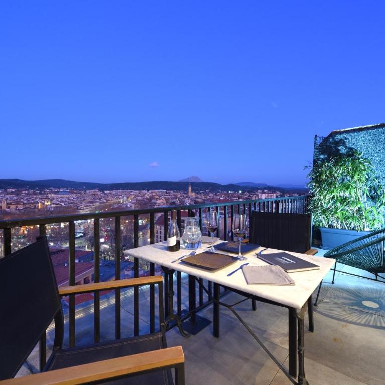 Aix Rooftop Appartement T2 Luxe 5 étoiles - hypercentre Rotonde - Terrasse - Vue - Parking - Apartment mit 1 Schlafzimmer - 4
