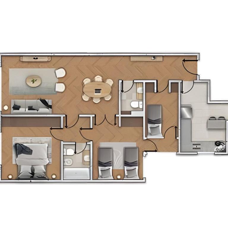 Gran Apartamento Ideal Familias en la Mejor Zona - Apartamento de 3 dormitorios con balcón - 2