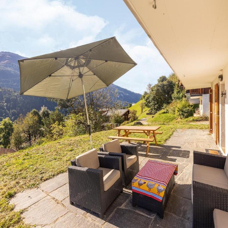 Chalet Verrel near Aletsch Ski Gondolas - Ferienhaus mit 2 Schlafzimmern - 6