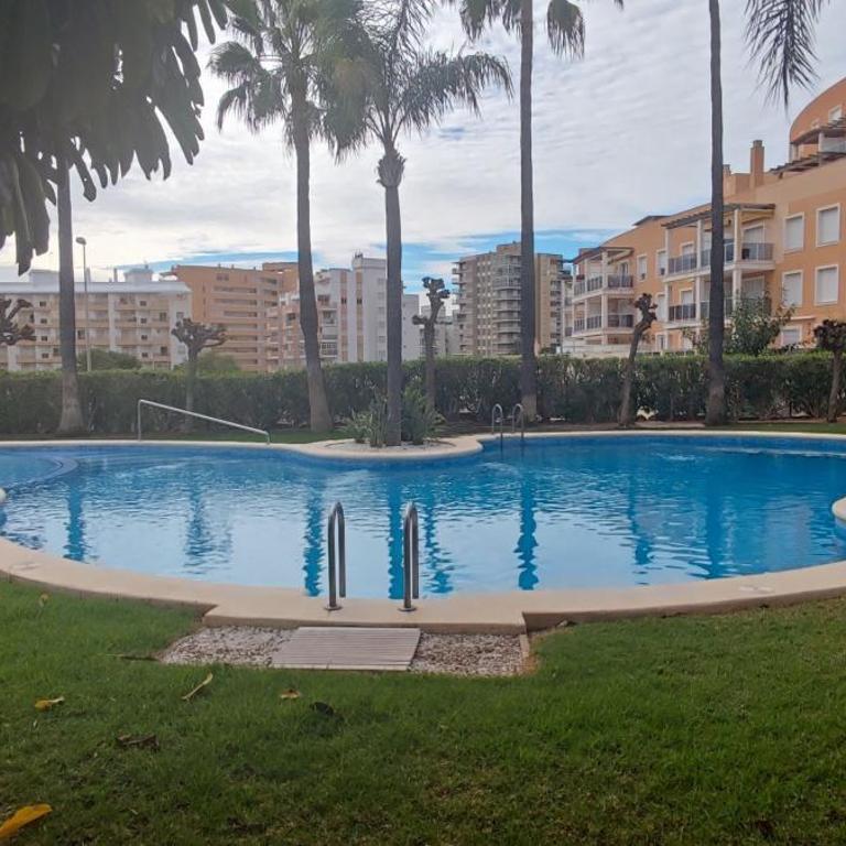 Apto en Cullera con terraza, piscina, parking y wifi gratis - Two-Bedroom Apartment with Terrace and Sea View - 38