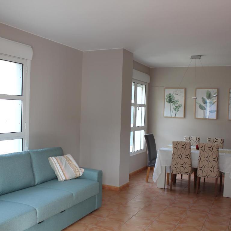 Apto en Cullera con terraza, piscina, parking y wifi gratis - Two-Bedroom Apartment with Terrace and Sea View - 30