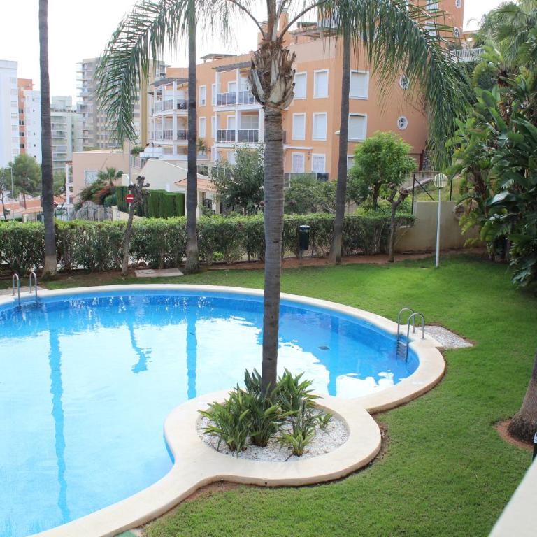 Apto en Cullera con terraza, piscina, parking y wifi gratis - Two-Bedroom Apartment with Terrace and Sea View - 50