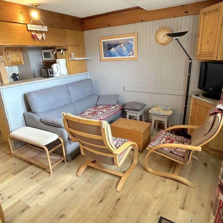 Appartement 2 pièces Les Saisies pour 6 personnes, calme au centre, classé 2 étoiles - Appartamento con 1 Camera da Letto - 12