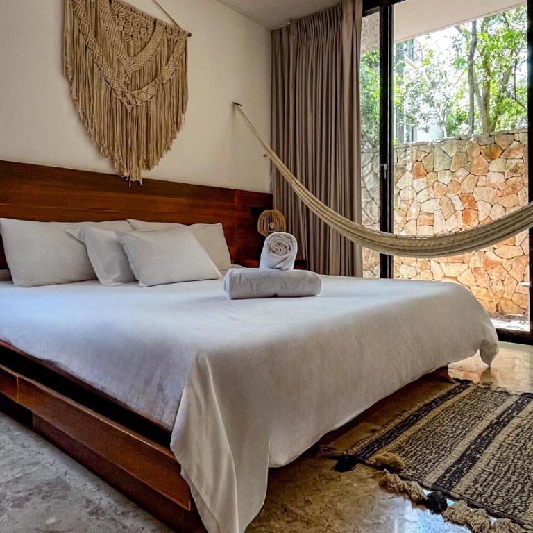 Amaka Calma Tulum by Cercana - Alojamiento de 1 dormitorio con terraza, jardín y piscina - 11