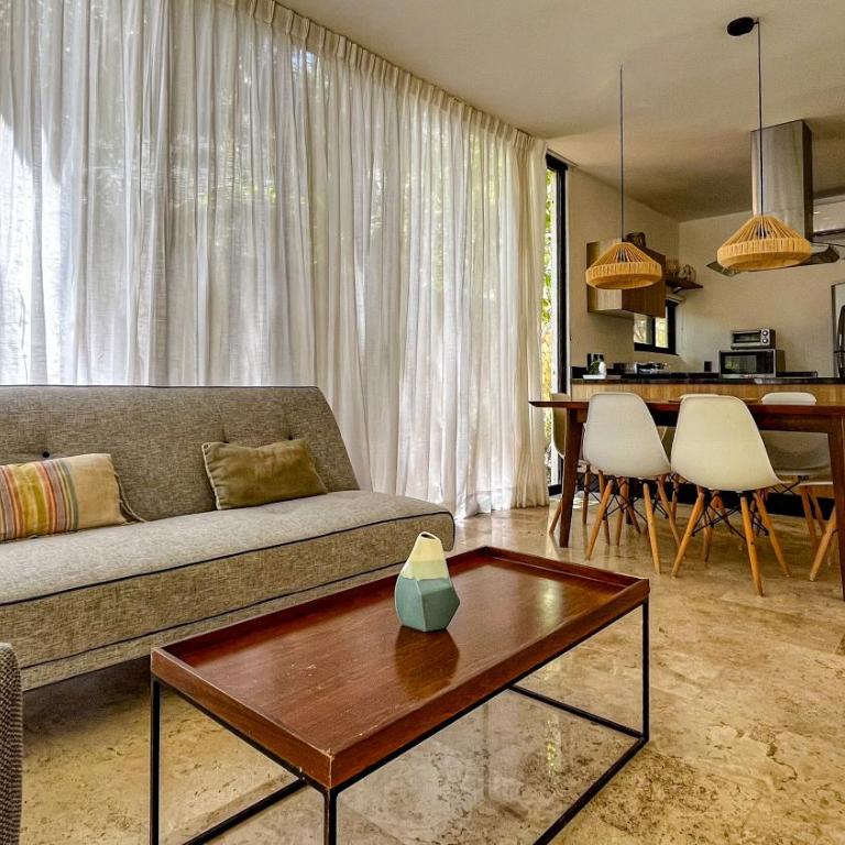 Amaka Calma Tulum by Cercana - Alojamiento de 1 dormitorio con terraza, jardín y piscina - 10